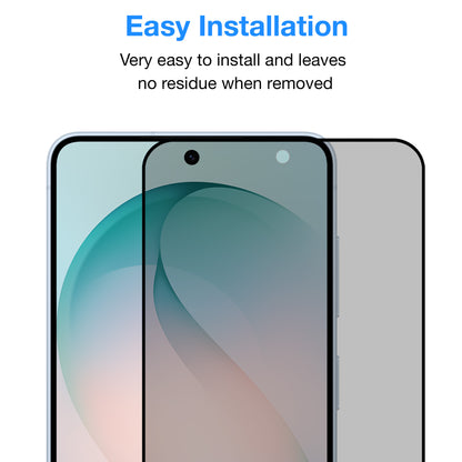 [2 Pack] MEZON Privacy Anti-Spy Full Coverage Samsung Galaxy S26 (6.3") Tempered Glass Fingerprint Unlock Premium 9H HD Screen Protectors