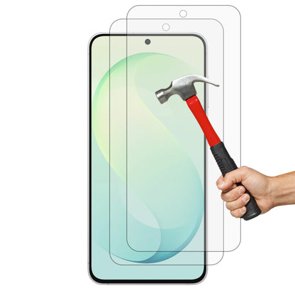 [2 Pack] MEZON Samsung Galaxy S26 FE (6.7") Tempered Glass Crystal Clear Premium 9H HD Case Friendly Screen Protectors
