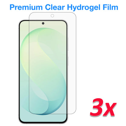 [3 Pack] MEZON Samsung Galaxy S26 FE (6.7") Premium Hydrogel Clear Full Coverage Screen Protector Film – Fingerprint Sensor