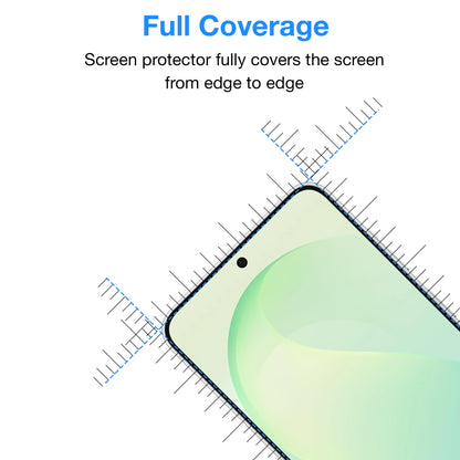 [2 Pack] MEZON Full Coverage Samsung Galaxy S26 FE (6.7") Crystal Clear Premium 9H HD Tempered Glass