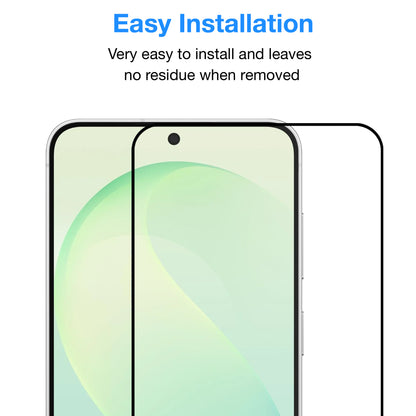 [2 Pack] MEZON Full Coverage Samsung Galaxy S26 FE (6.7") Crystal Clear Premium 9H HD Tempered Glass