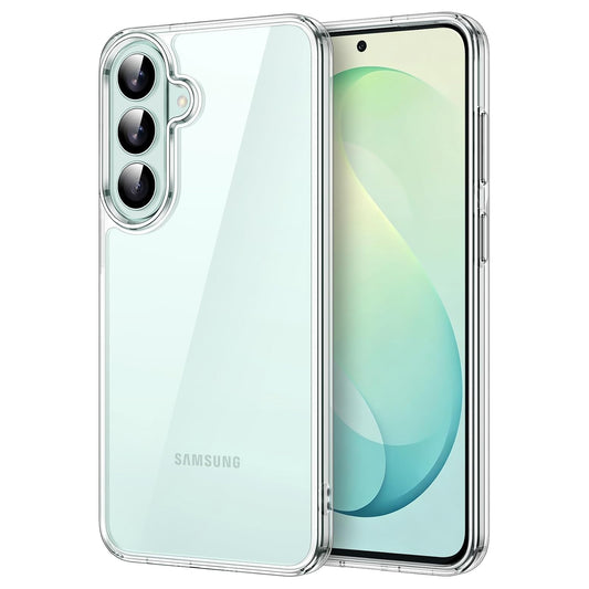 MEZON Samsung Galaxy S26 FE (6.7") Premium Slim Crystal Clear TPU Gel Back Case – Wireless Charging Compatible