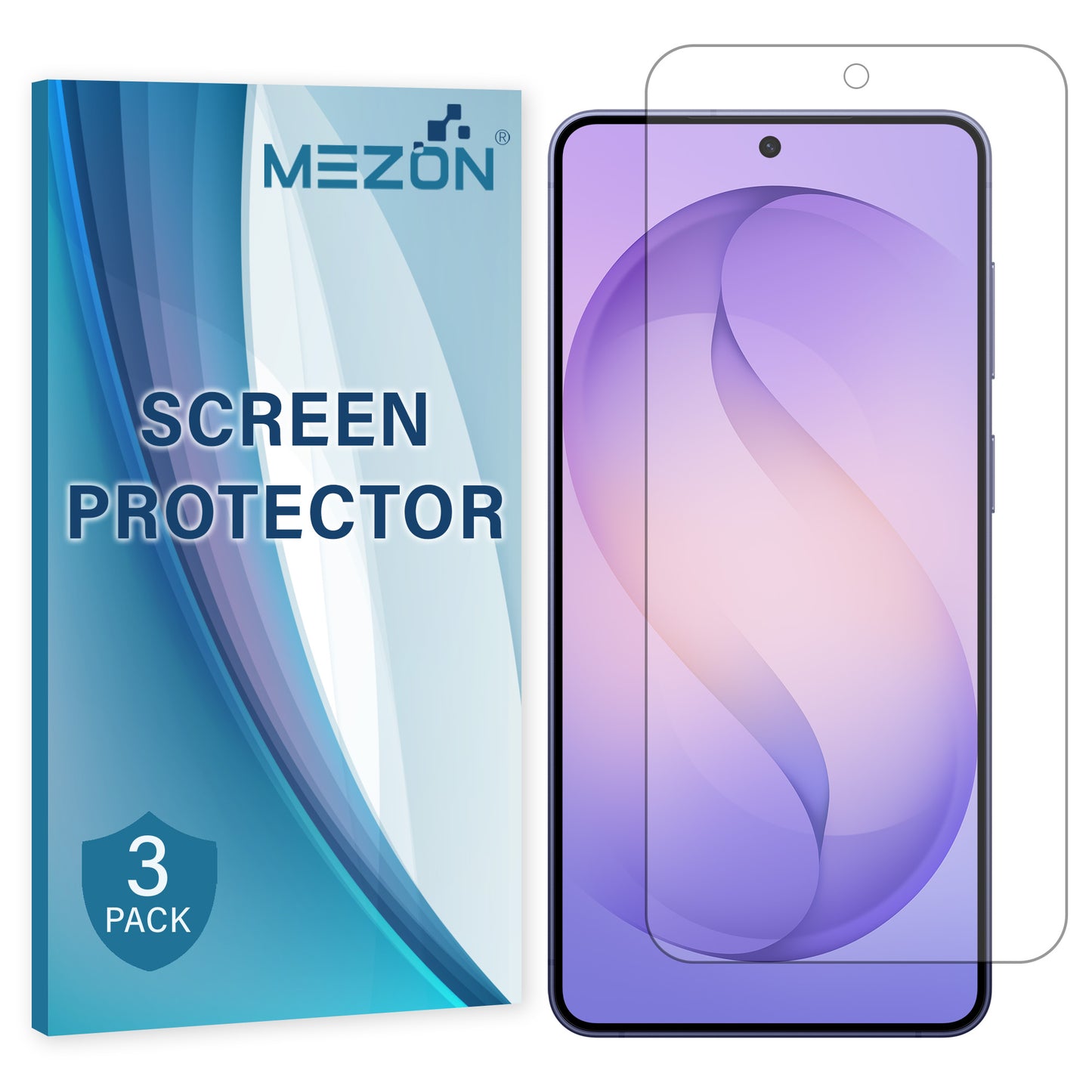[3 Pack] MEZON Samsung Galaxy S26+ (6.7") Anti-Glare Matte Screen Protector Case Friendly Film (Galaxy S26+, Matte)