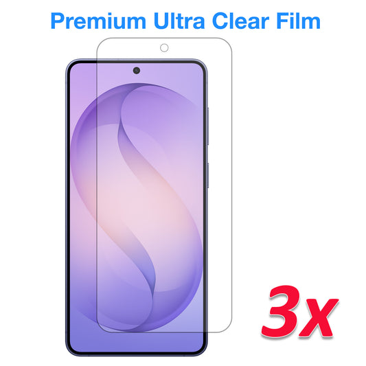 [3 Pack] MEZON Samsung Galaxy S26+ (6.7") Clear Screen Protector Case Friendly Film (Galaxy S26+, Clear)