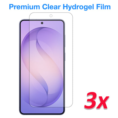 [3 Pack] MEZON Samsung Galaxy S26+ (6.7") Premium Hydrogel Clear Full Coverage Screen Protector Film – Fingerprint Unlock