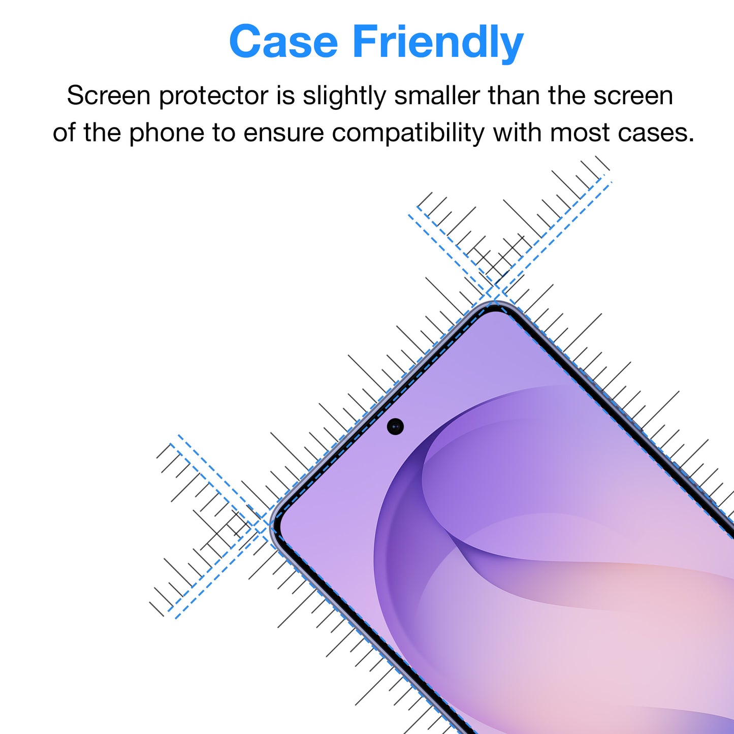 [3 Pack] MEZON Samsung Galaxy S26+ (6.7") Clear Screen Protector Case Friendly Film (Galaxy S26+, Clear)
