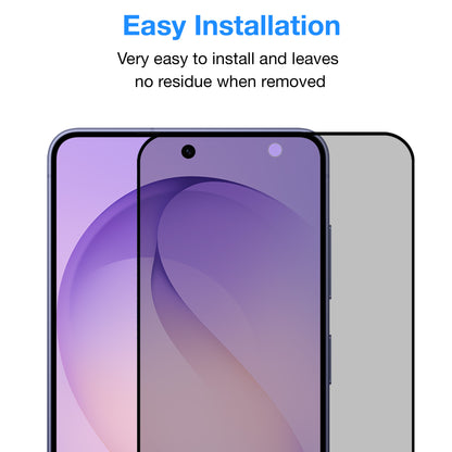 [2 Pack] MEZON Privacy Anti-Spy Full Coverage Samsung Galaxy S26+ (6.7") Tempered Glass Fingerprint Unlock Premium 9H HD Screen Protectors