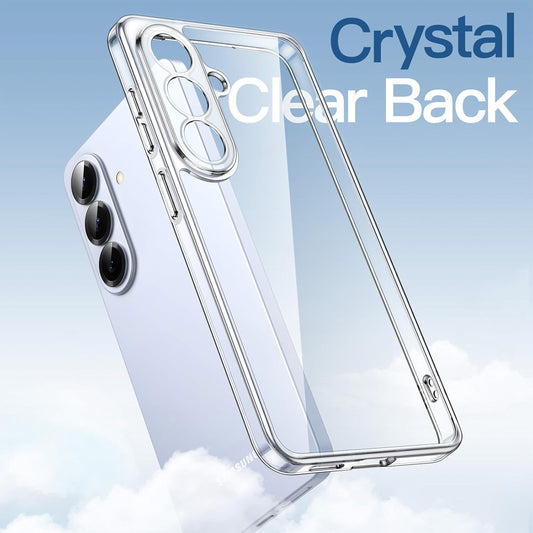 MEZON Samsung Galaxy S26+ (6.7") Premium Slim Crystal Clear TPU Gel Back Case – Wireless Charging Compatible