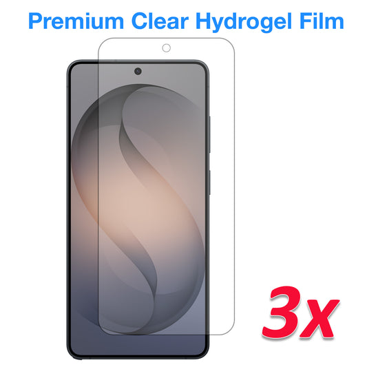 [3 Pack] MEZON Samsung Galaxy S26 Ultra (6.9") Premium Hydrogel Clear Full Coverage Screen Protector Film – Fingerprint Unlock