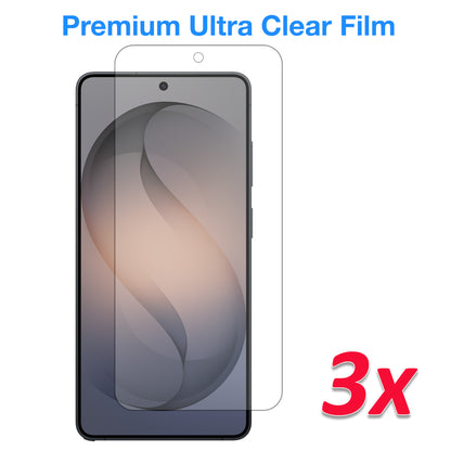 [3 Pack] MEZON Samsung Galaxy S26 Ultra (6.9") Clear Screen Protector Case Friendly Film (Galaxy S26 Ultra, Clear)