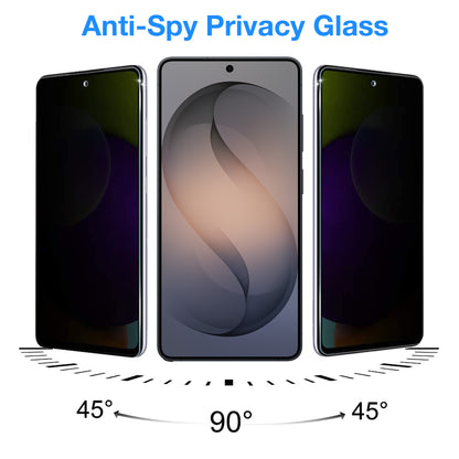 [2 Pack] MEZON Privacy Anti-Spy Full Coverage Samsung Galaxy S26 Ultra (6.9") Tempered Glass Fingerprint Unlock Premium 9H HD Screen Protectors
