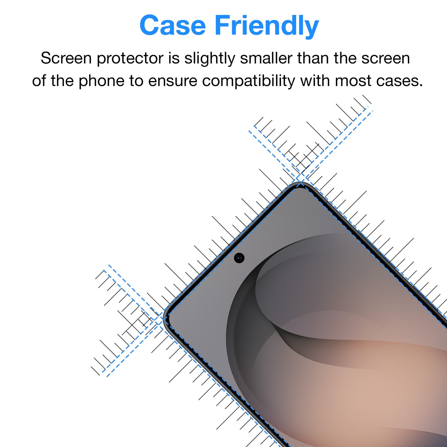 [3 Pack] MEZON Samsung Galaxy S26 Ultra (6.9") Clear Screen Protector Case Friendly Film (Galaxy S26 Ultra, Clear)