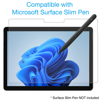 [3 Pack] MEZON Microsoft Surface Go 4 (10.5") Ultra Clear Film Screen Protector – Case and Surface Pen Friendly