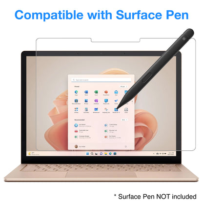 [3 Pack] MEZON Microsoft Surface Laptop 6 (13.5") Ultra Clear Film Screen Protector – Case and Surface Pen Friendly