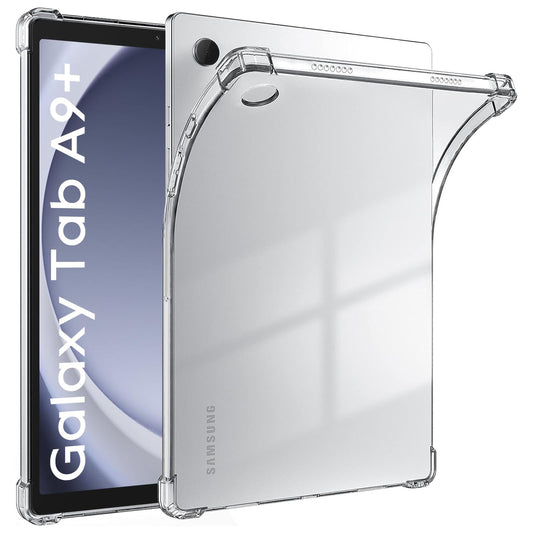 MEZON Samsung Galaxy Tab A9+ (11") Premium Thin Transparent Clear TPU Gel Case (SM-X210, X216)
