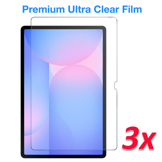 [3 Pack] MEZON Samsung Galaxy Tab S10 FE+ (13.1") Ultra Clear Film Screen Protector (SM-X620, X626, Clear)
