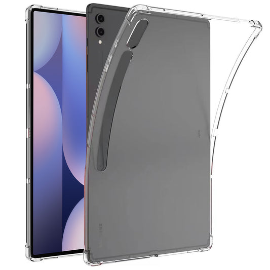 MEZON Samsung Galaxy Tab S10+ (12.4") Premium Thin Transparent Clear TPU Gel Case (SM-X820, X826)