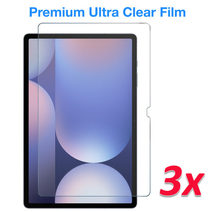 [3 Pack] MEZON Samsung Galaxy Tab S10+ (12.4") Ultra Clear Film Screen Protector (SM-X820, X826, Clear)
