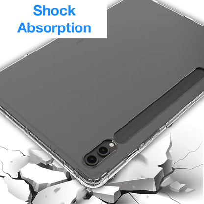 MEZON Samsung Galaxy Tab S10 Ultra (14.6") Premium Thin Transparent Clear TPU Gel Case (SM-X920, X926)