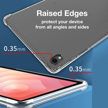 MEZON Samsung Galaxy Tab S11 (11") Premium Thin Transparent Clear TPU Gel Case (SM-X730, X736)