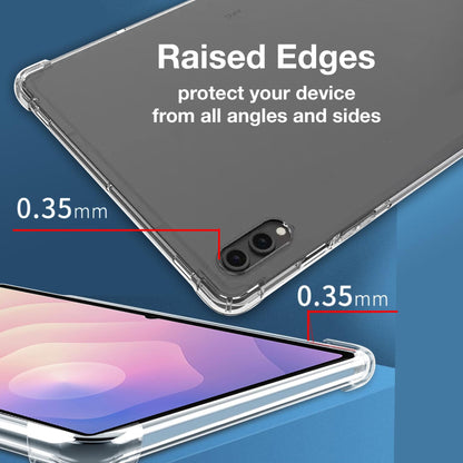 MEZON Samsung Galaxy Tab S11 Ultra (14.6") Premium Thin Transparent Clear TPU Gel Case (SM-X930, X936)