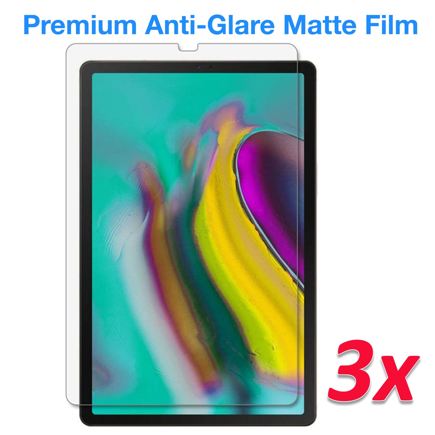 [3 Pack] MEZON Samsung Galaxy Tab S5e (10.5") Anti-Glare Matte Film Screen Protector (SM-T720, T725, Matte)