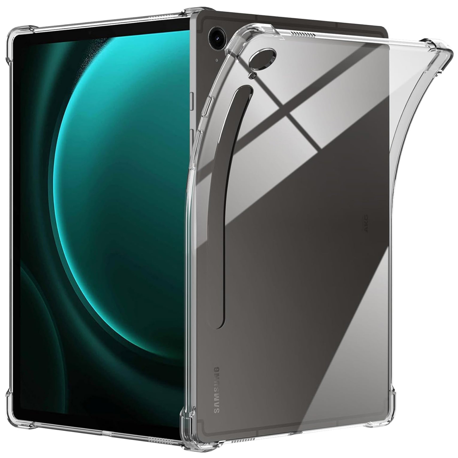 MEZON Samsung Galaxy Tab S7 FE 12.4 Ultra-Thin Transparent Clear TPU