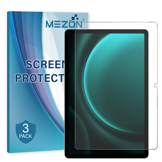 [3 Pack] MEZON Samsung Galaxy Tab S9 FE (10.9") Ultra Clear Film Screen Protector (SM-X510, X516, Clear)