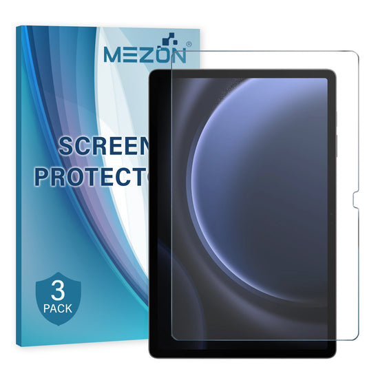 [3 Pack] MEZON Samsung Galaxy Tab S9 FE+ (12.4") Ultra Clear Film Screen Protector (SM-X610, 6816, Clear)