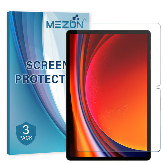 [3 Pack] MEZON Samsung Galaxy Tab S9+ (12.4") Ultra Clear Film Screen Protector (SM-X810, X816, Clear)
