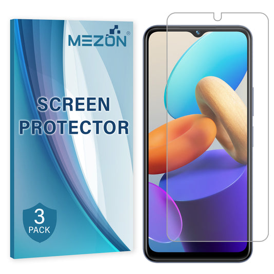 [3 Pack] MEZON Vivo Y01 Premium Hydrogel Clear Edge-to-Edge Full Coverage Screen Protector Film
