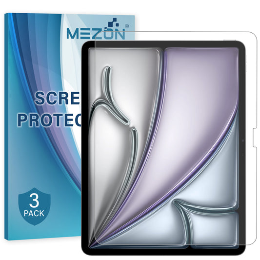 [3 Pack] MEZON Apple iPad Air 13" (2024) M2 Anti-Glare Matte Film Screen Protector Pencil Friendly (iPad Air 13" M2, Matte)