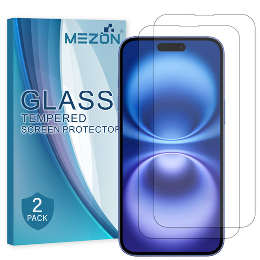 Apple iPhone 16 case-friendly tempered glass