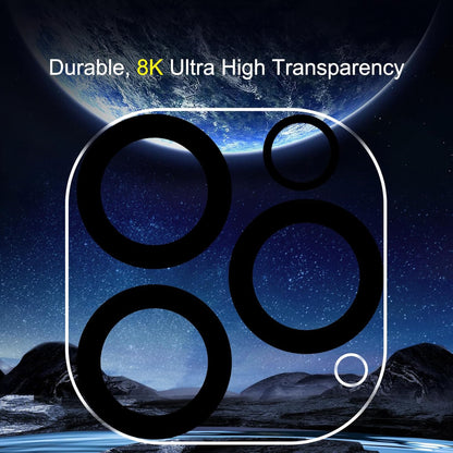 [2 Pack] MEZON Camera Lens Tempered Glass for iPhone 16 Pro Max (6.9") Premium Full Coverage No Whitening from Flash