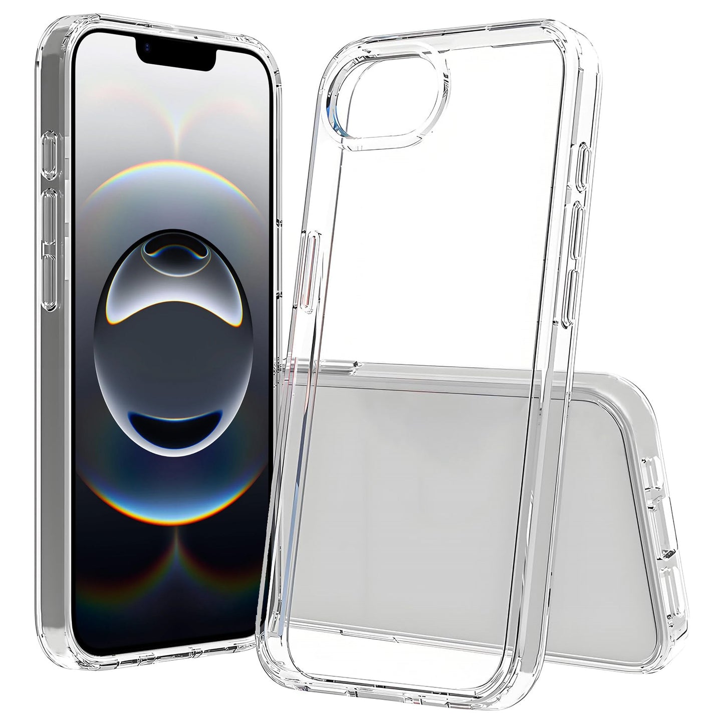 MEZON Crystal Clear Case for Apple iPhone 16e (6.1") Ultra Slim Premium TPU Gel – Wireless Charging Compatible