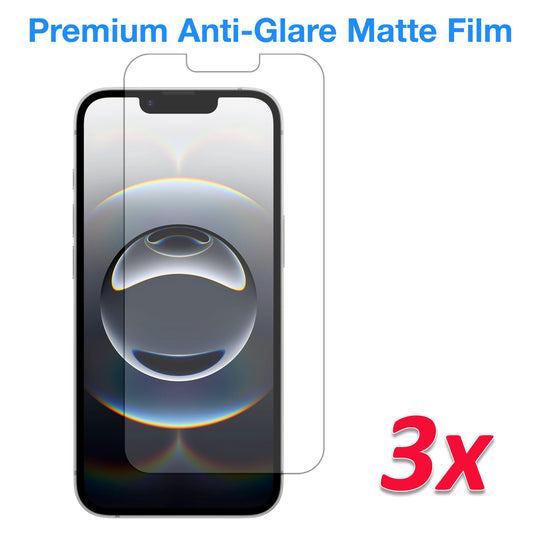 [3 Pack] MEZON Anti-Glare Matte Film for iPhone 16e (6.1") Premium Case Friendly Screen Protectors