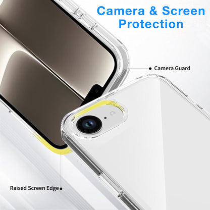 MEZON Crystal Clear Case for Apple iPhone 16e (6.1") Ultra Slim Premium TPU Gel – Wireless Charging Compatible