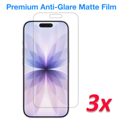 [3 Pack] MEZON Anti-Glare Matte Film for iPhone 17 (6.3") Premium Case Friendly Screen Protectors