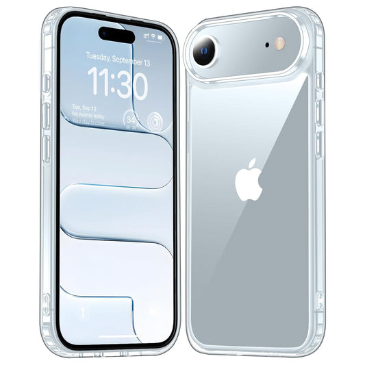 MEZON Crystal Clear Case for Apple iPhone 17 Air (6.5") Ultra Slim Premium TPU Gel – Magsafe Wireless Charging Compatible