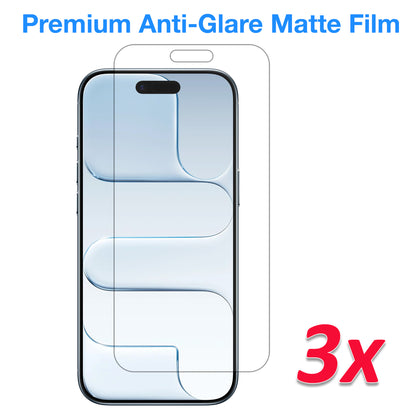 [3 Pack] MEZON Anti-Glare Matte Film for iPhone 17 Air (6.5") Premium Case Friendly Screen Protectors