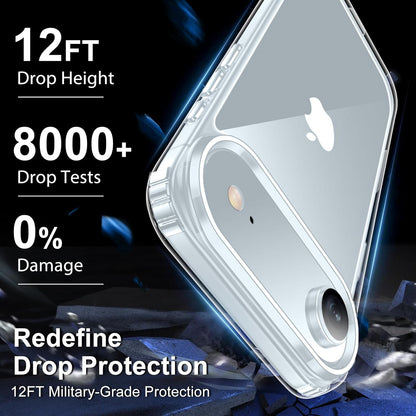 MEZON Crystal Clear Case for Apple iPhone 17 Air (6.5") Ultra Slim Premium TPU Gel – Magsafe Wireless Charging Compatible