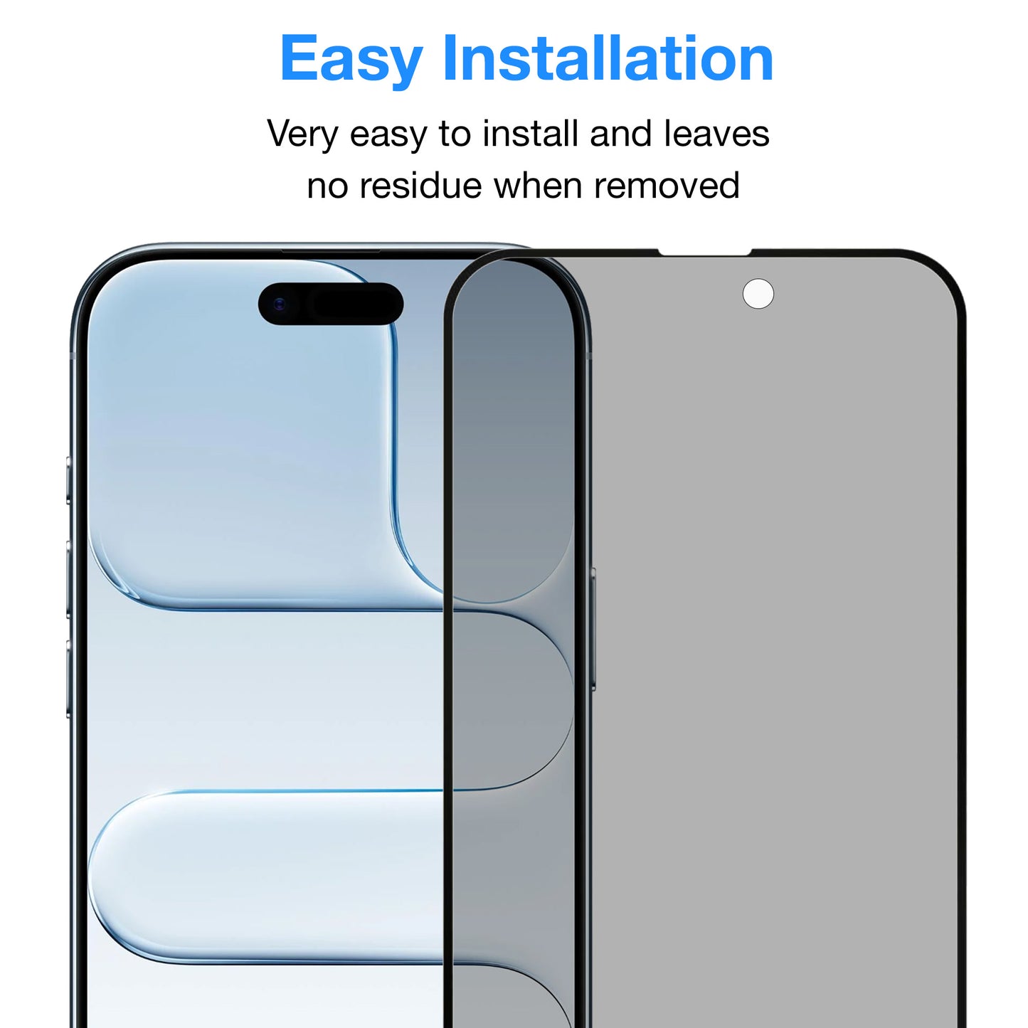 [2 Pack] MEZON Privacy Anti-Spy Full Coverage iPhone 17 Air (6.5") Tempered Glass Premium 9H HD Screen Protectors