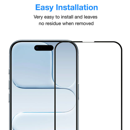 [2 Pack] MEZON Full Coverage Tempered Glass for iPhone 17 Air (6.5") Crystal Clear Premium 9H HD Screen Protectors