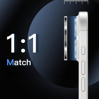 [2 Pack] MEZON Camera Lens Tempered Glass for iPhone 17 (6.3") Premium Full Coverage No Whitening from Flash