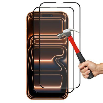 [2 Pack] MEZON Full Coverage Tempered Glass for iPhone 17 Pro Max (6.9") Crystal Clear Premium 9H HD Screen Protectors