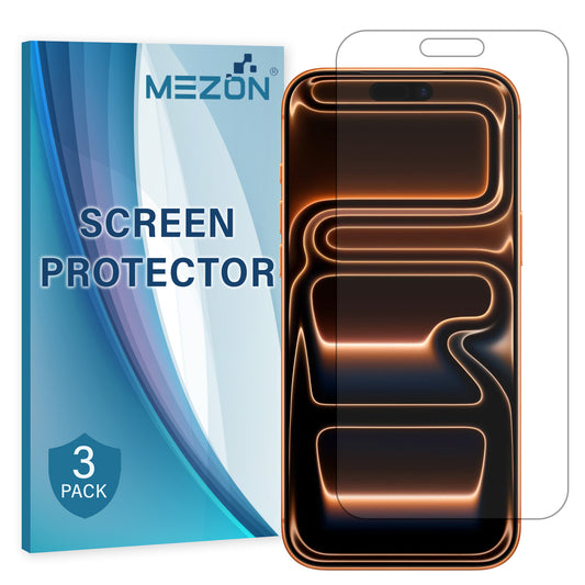 [3 Pack] MEZON Ultra Clear Film for iPhone 17 Pro Max (6.9") Premium Case Friendly Screen Protectors