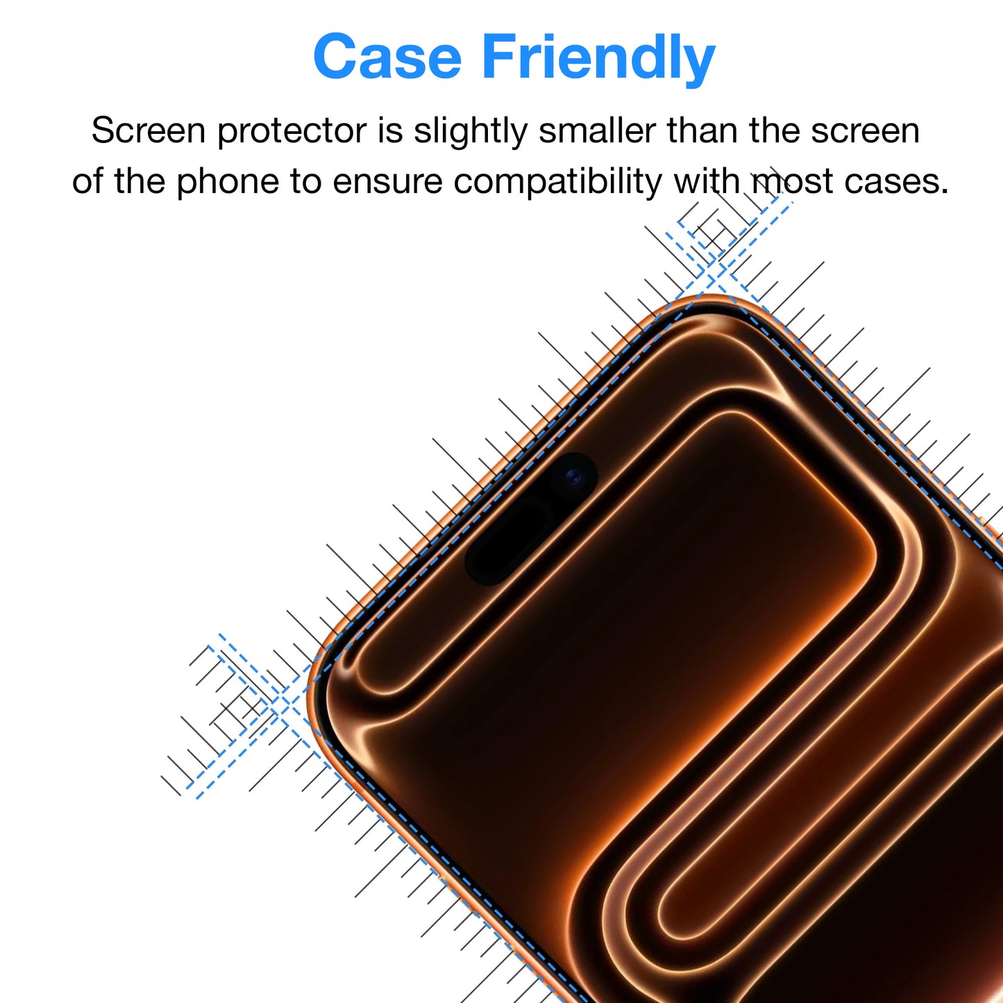 [2 Pack] MEZON Tempered Glass for iPhone 17 Pro Max (6.9") Crystal Clear Premium 9H HD Case Friendly Screen Protectors