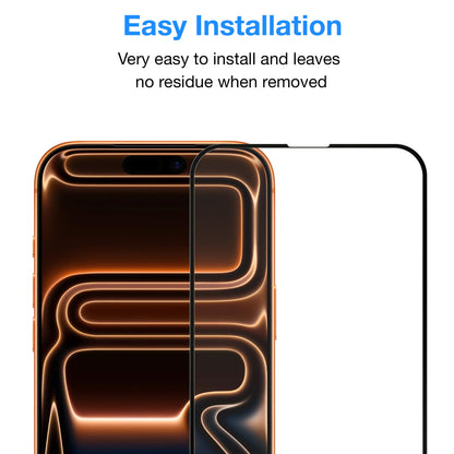 [2 Pack] MEZON Full Coverage Tempered Glass for iPhone 17 Pro Max (6.9") Crystal Clear Premium 9H HD Screen Protectors