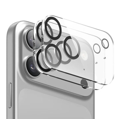 [2 Pack] MEZON Camera Lens Tempered Glass for iPhone 17 Pro Max (6.9") Premium Full Coverage No Whitening from Flash