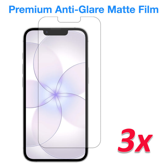 [3 Pack] MEZON Anti-Glare Matte Film for iPhone 17e (6.1") Premium Case Friendly Screen Protectors